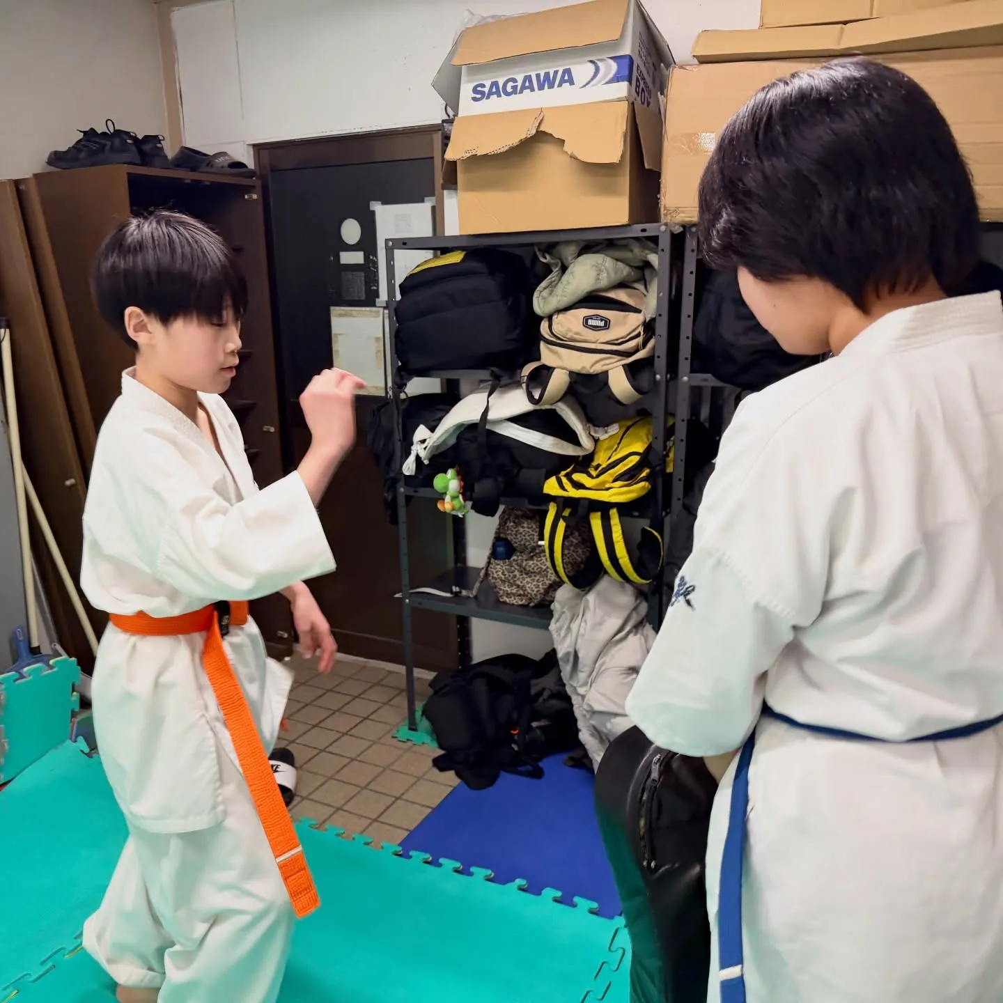 めちゃくちゃ寒かったですが少年部は元気でした！