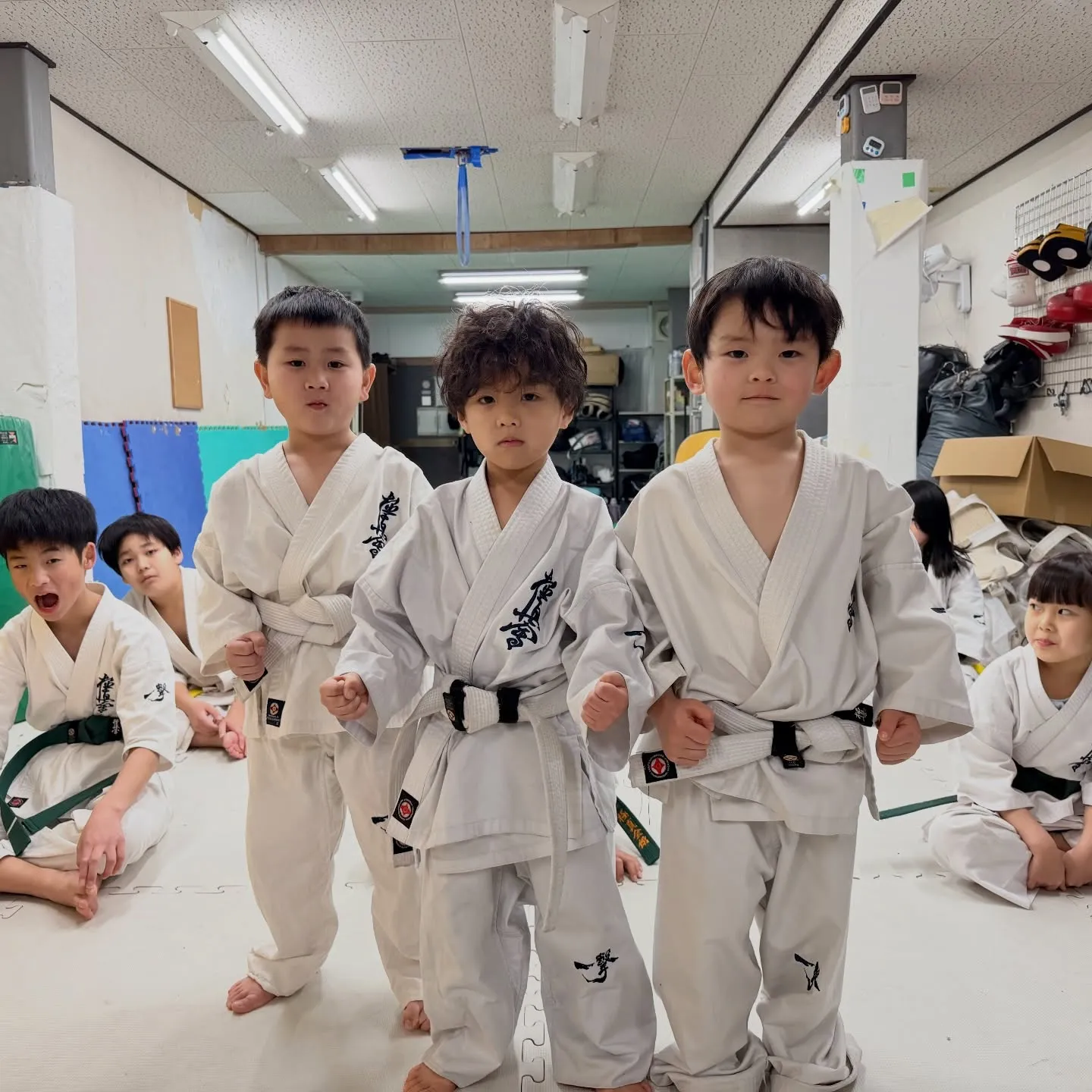 ちびっ子頑張ってます！押忍！