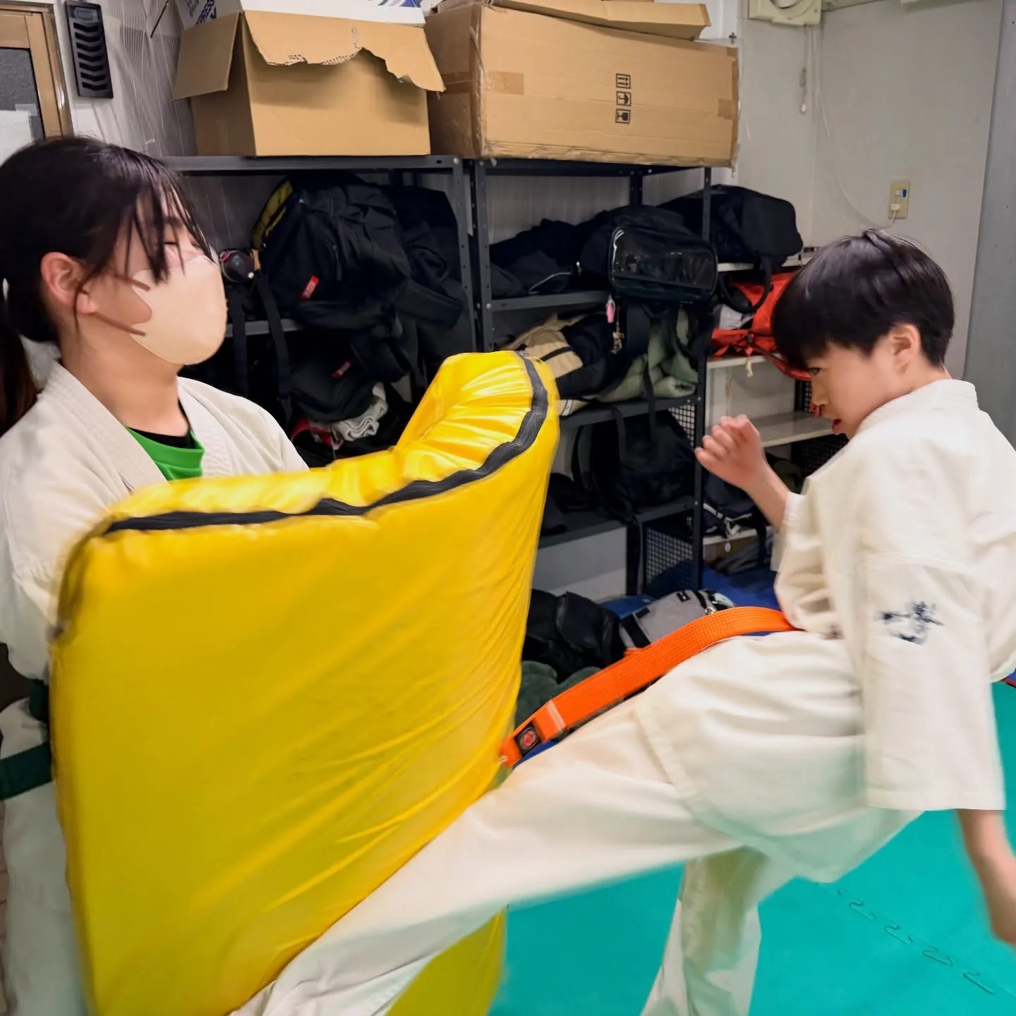 今日も寒かったね！