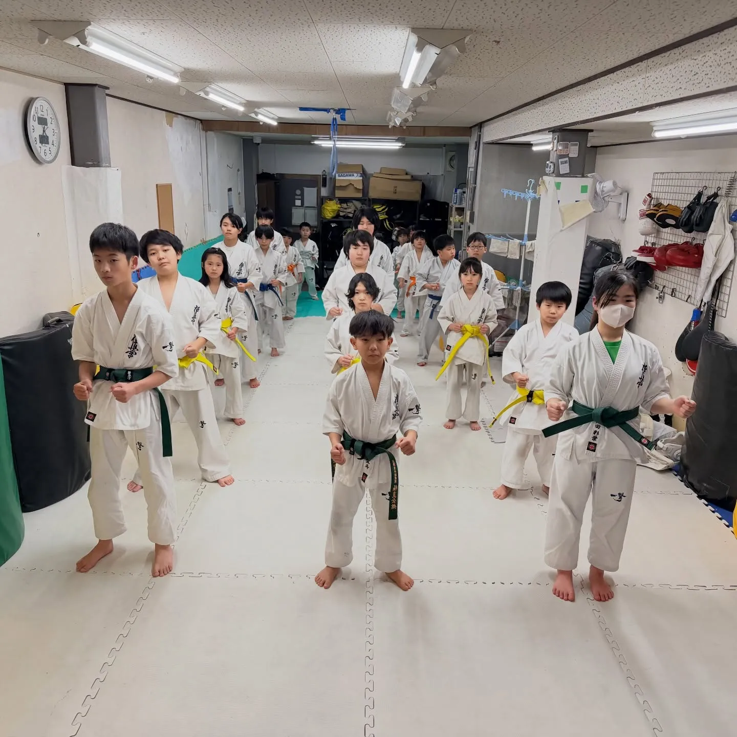 少年部！明日も頑張ろう！