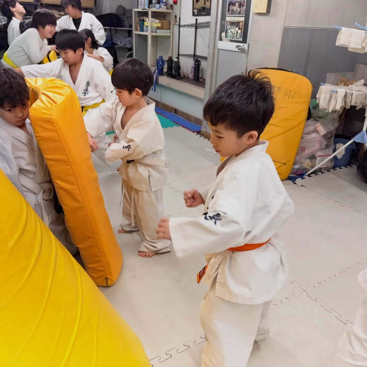 寒さに負けずに稽古頑張りました！