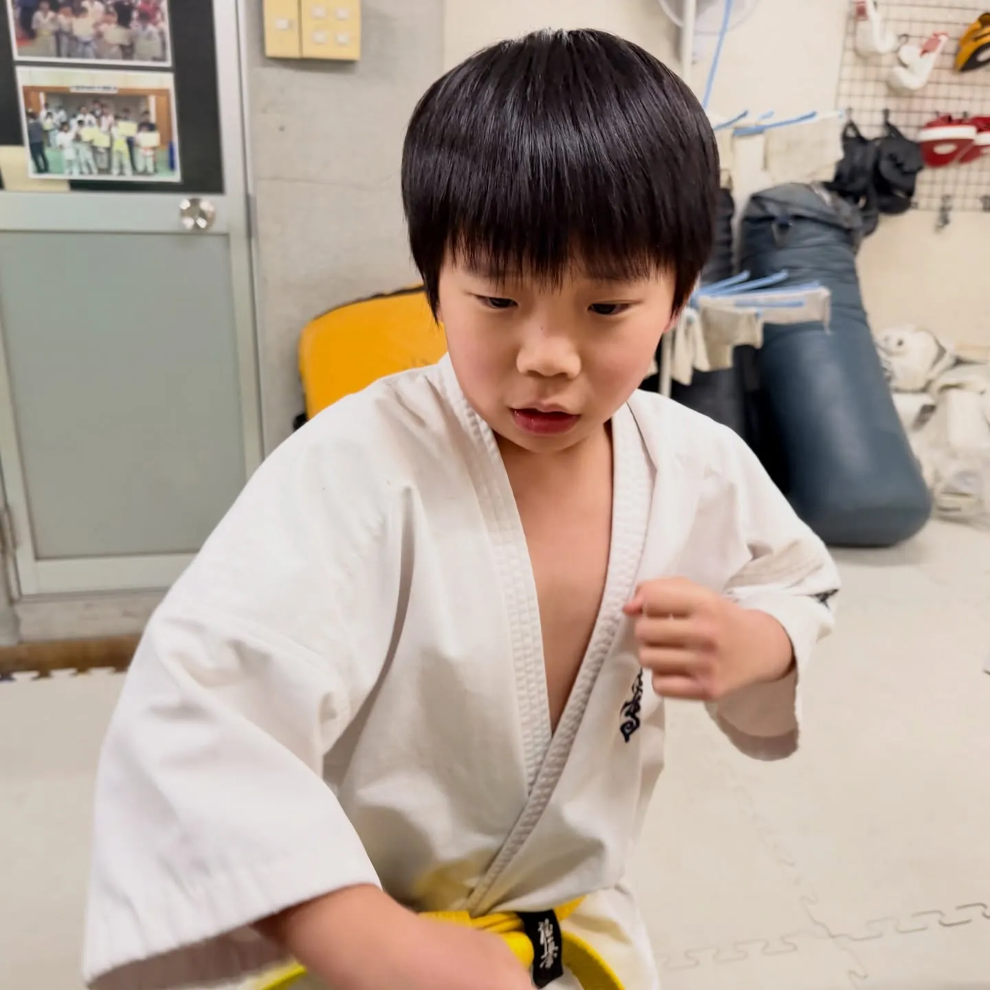 寒さに負けずに稽古頑張りました！