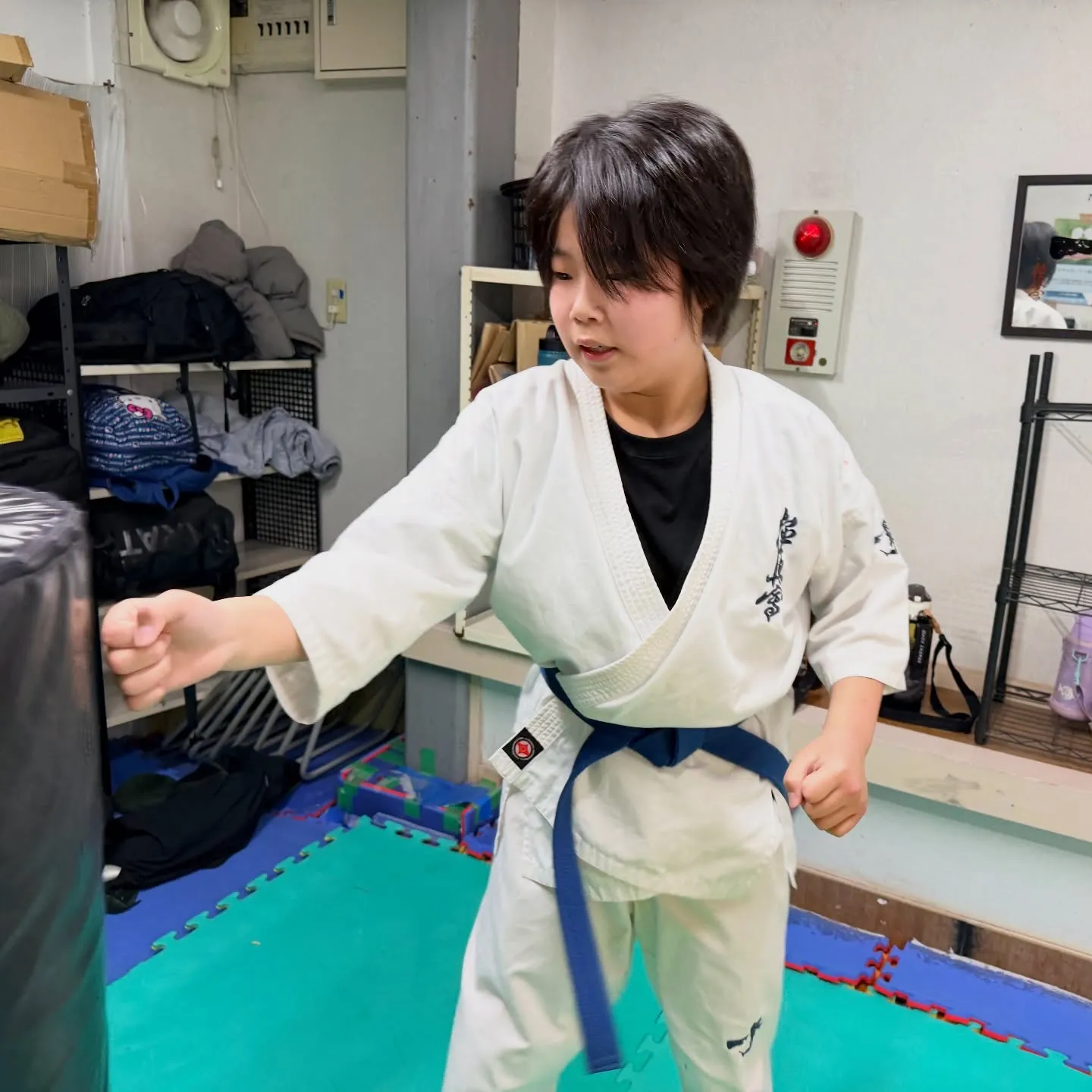 寒さに負けずに稽古頑張りました！