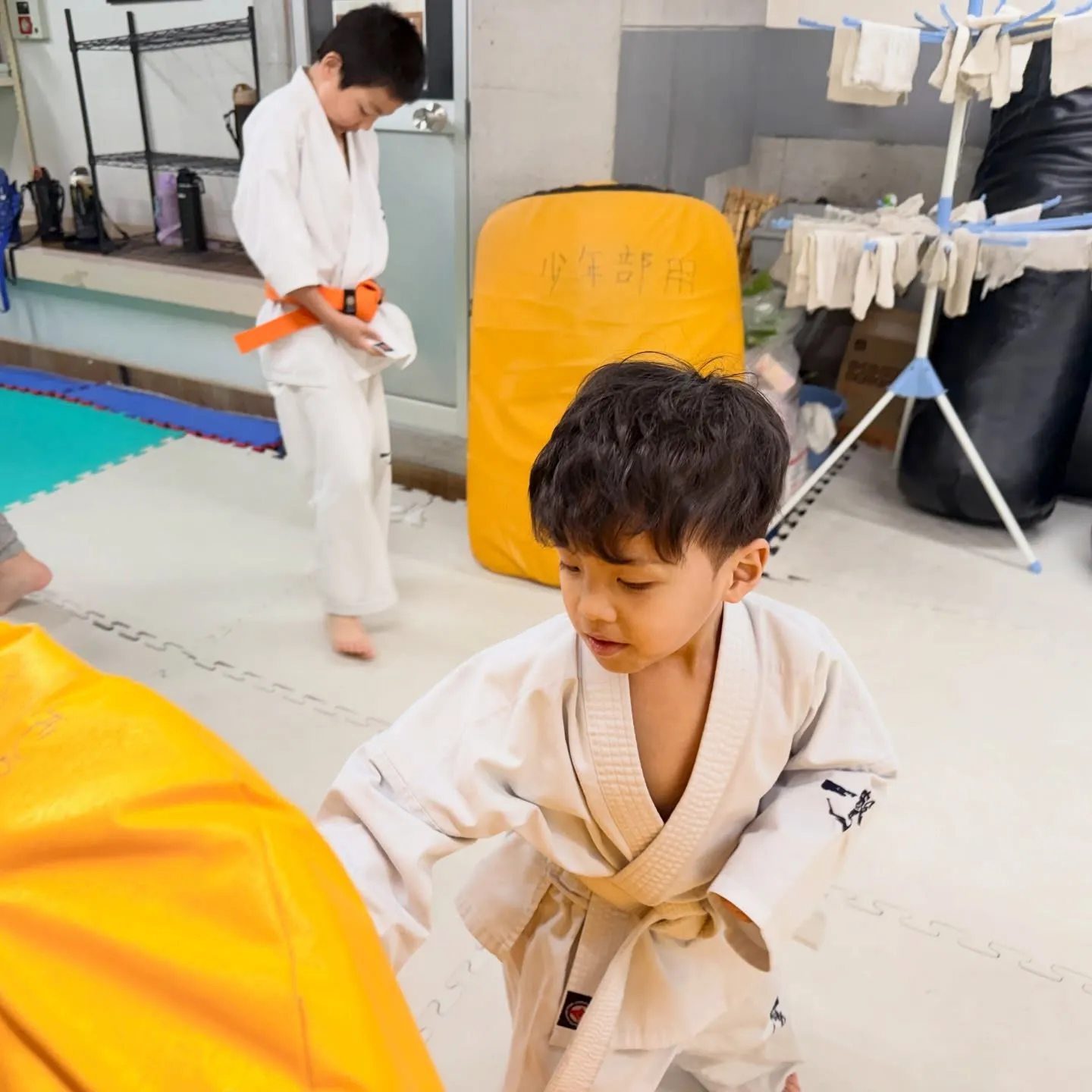 寒さに負けずに稽古頑張りました！