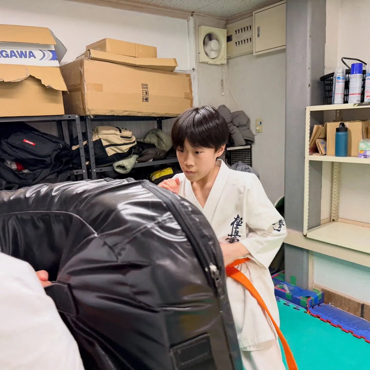 寒さに負けずに稽古頑張りました！