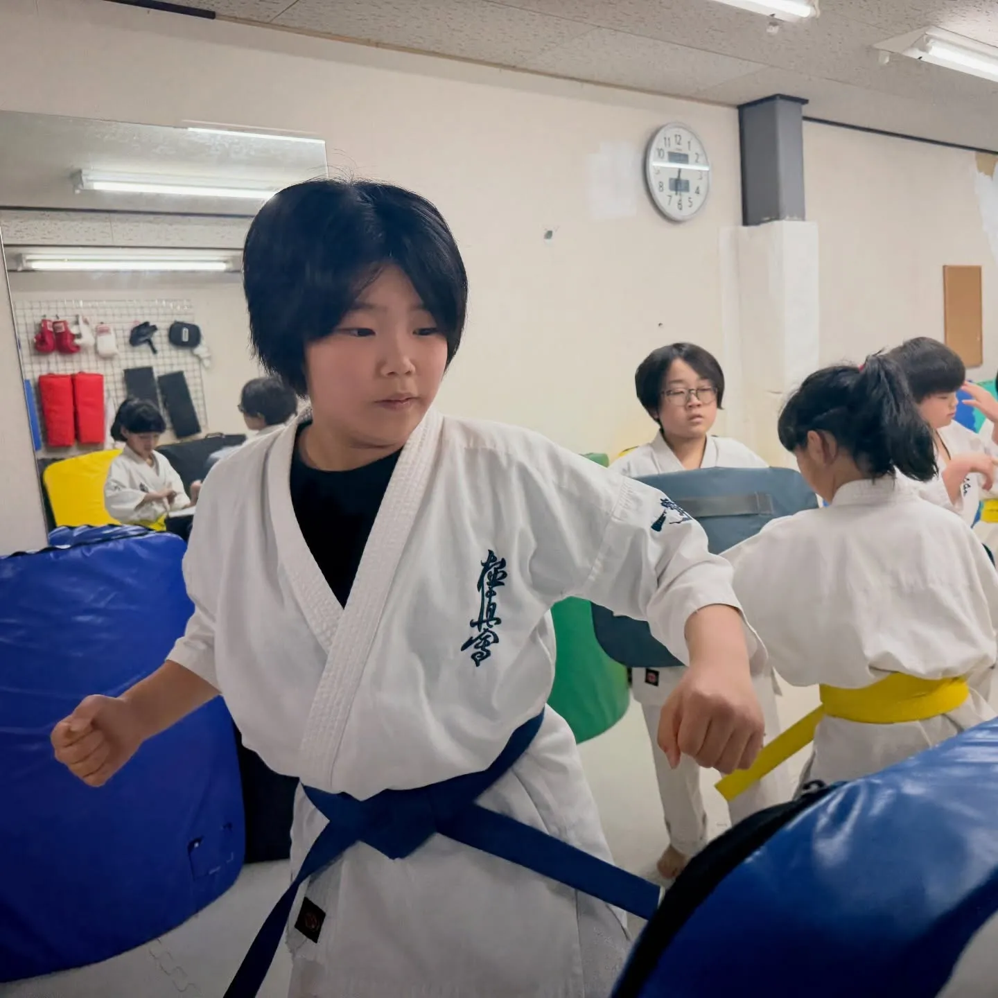 女子頑張ってます！押忍！