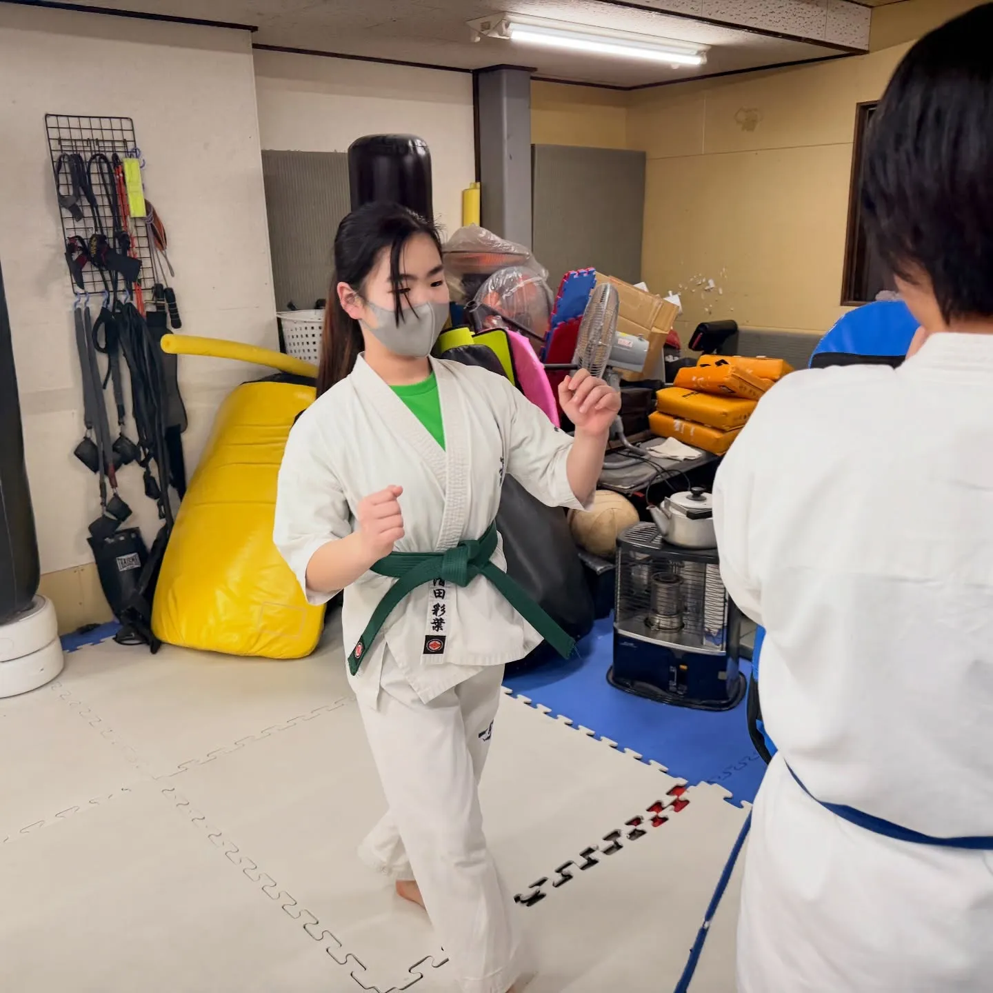 女子頑張ってます！押忍！