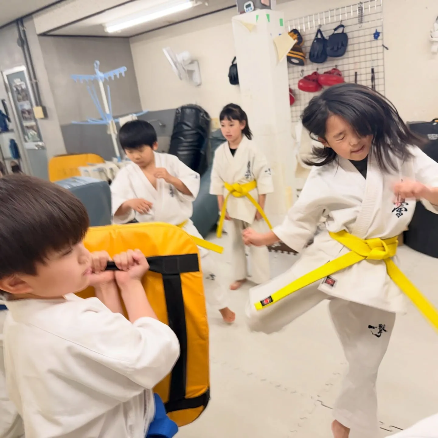 女子頑張ってます！押忍！