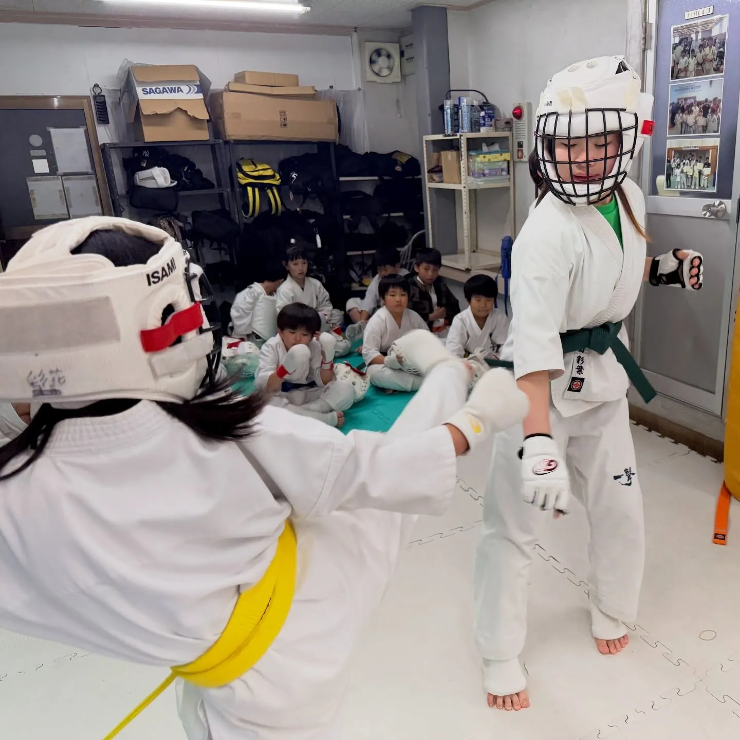 女子頑張ってます！押忍！