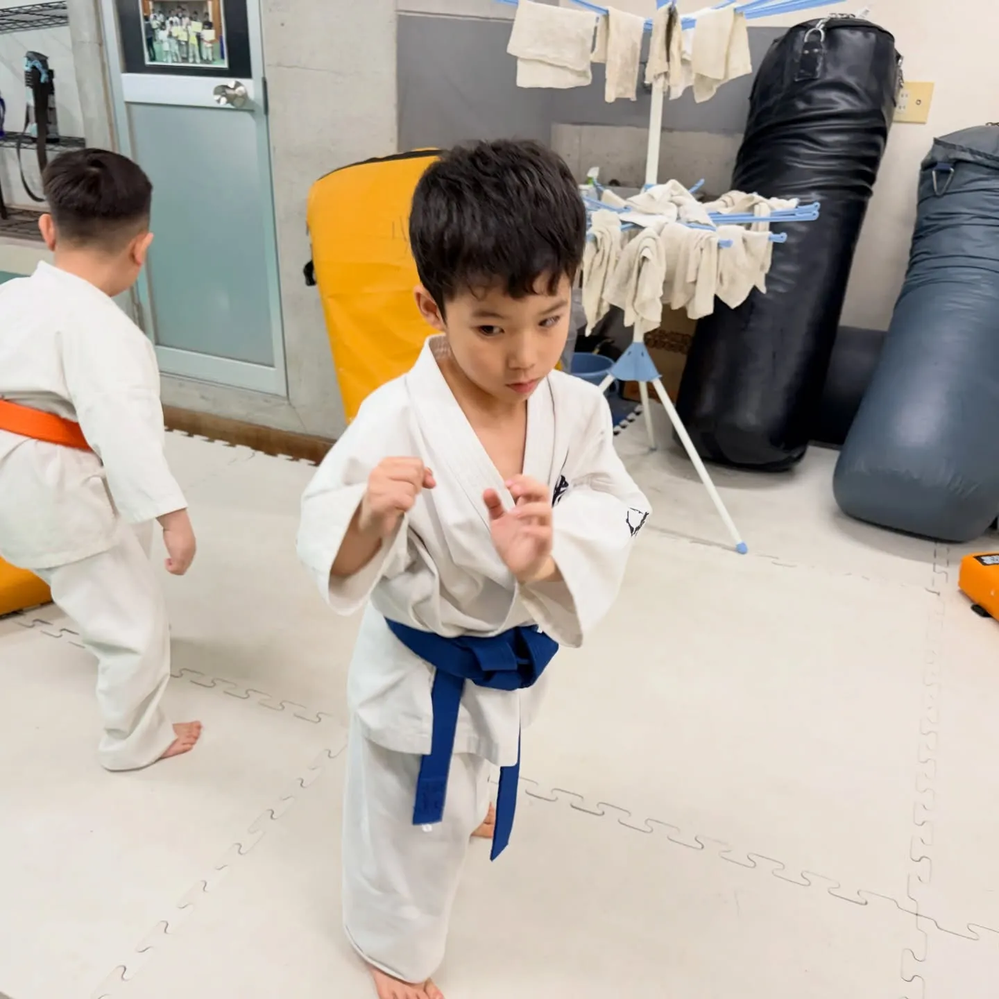 雨の中頑張りました！