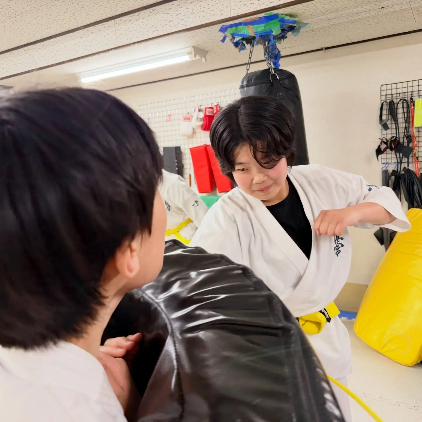 雨の中頑張りました！