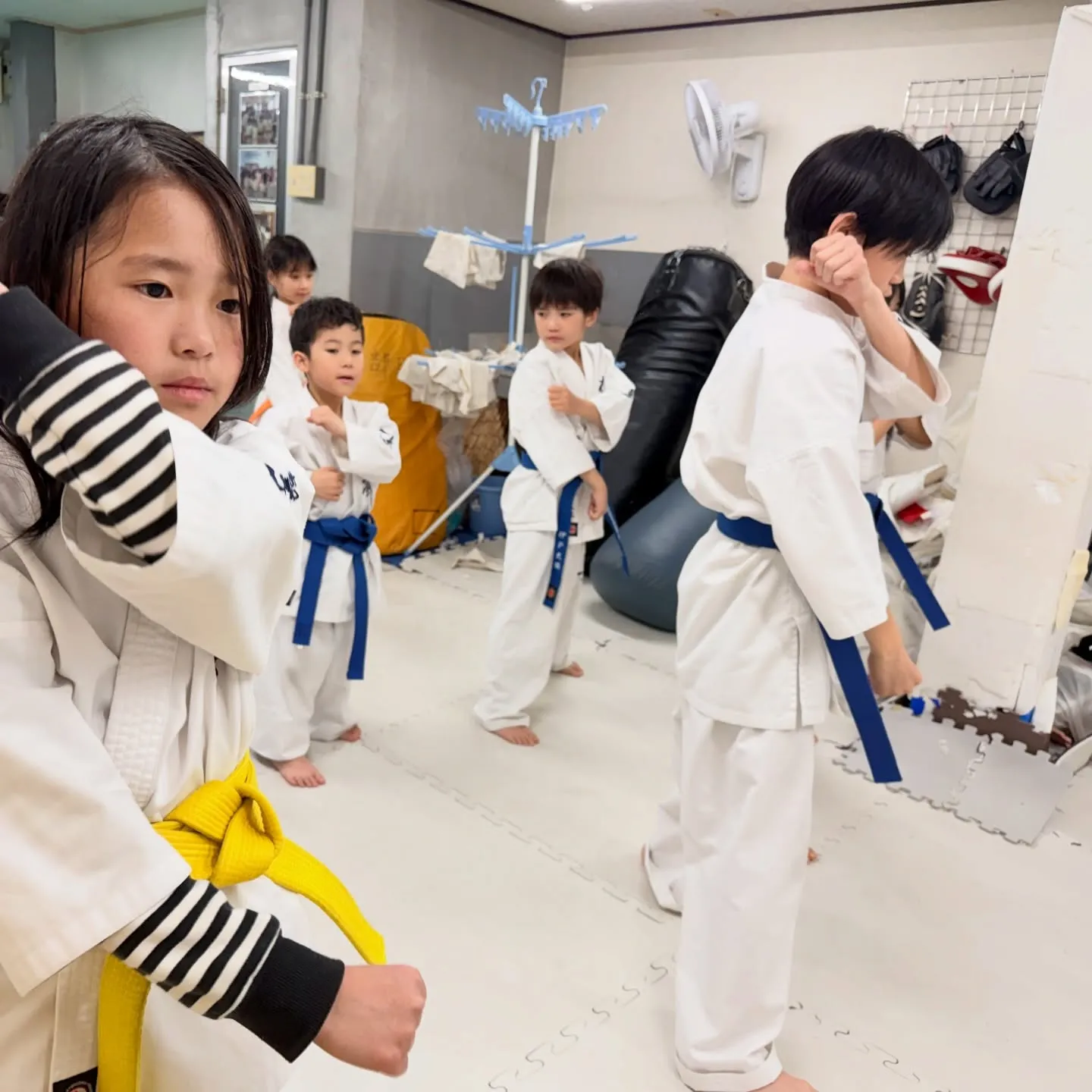 雨の中頑張りました！