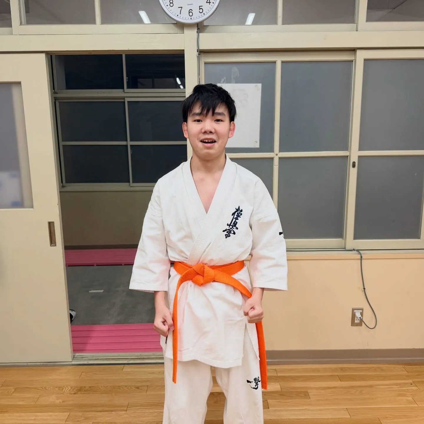 高校生から始めた生徒が色帯になりました！