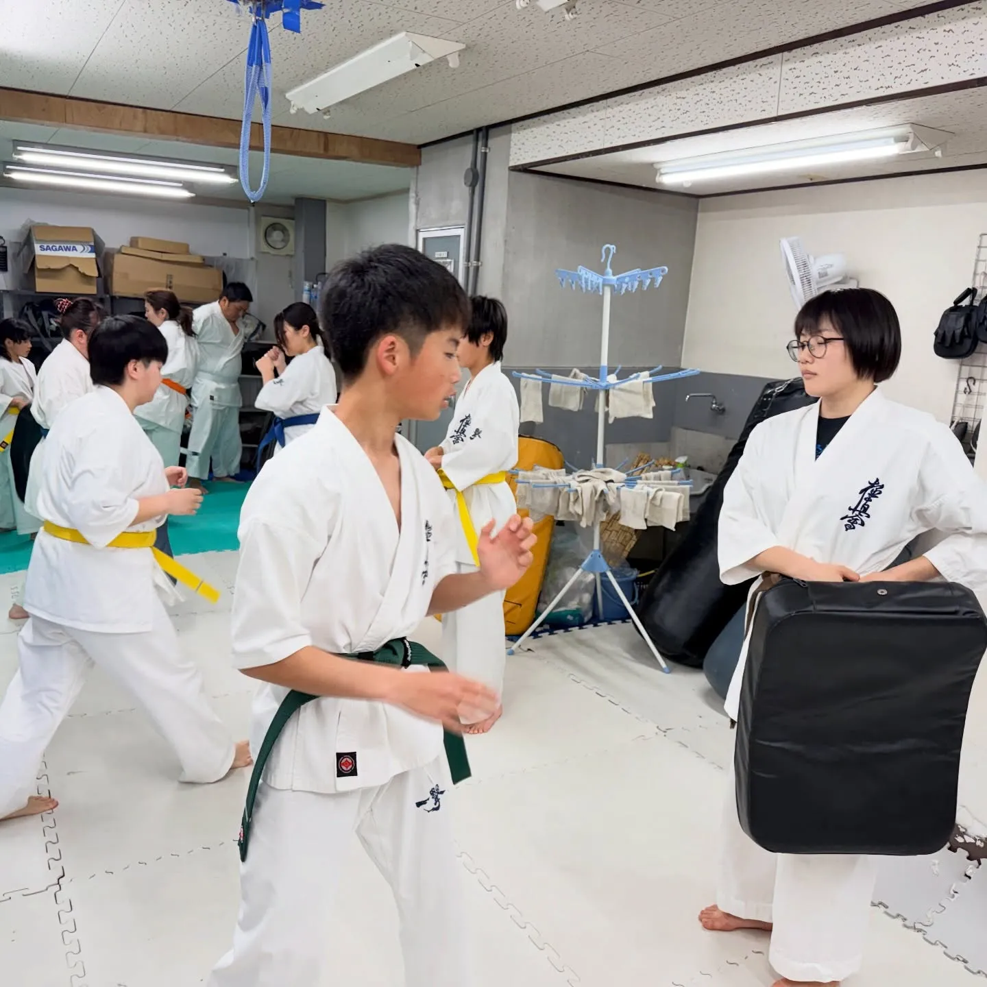 今日はこの春から近大生になった18歳が体験に来てくれました！