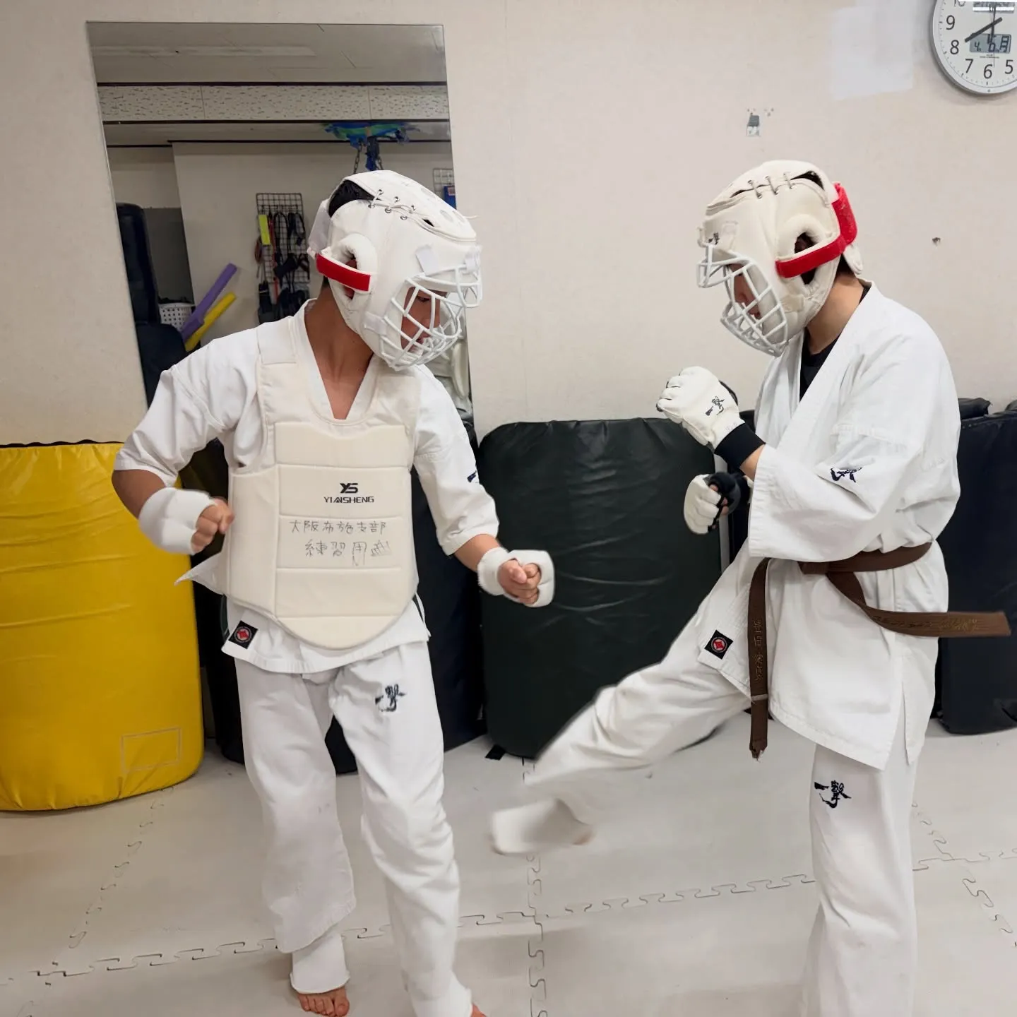 今日はこの春から近大生になった18歳が体験に来てくれました！