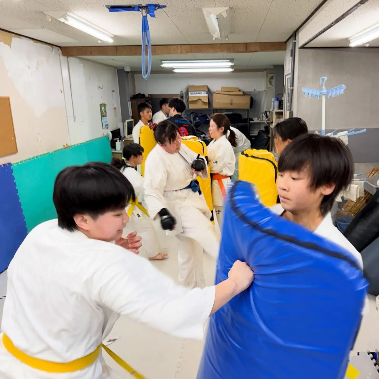 今日はこの春から近大生になった18歳が体験に来てくれました！