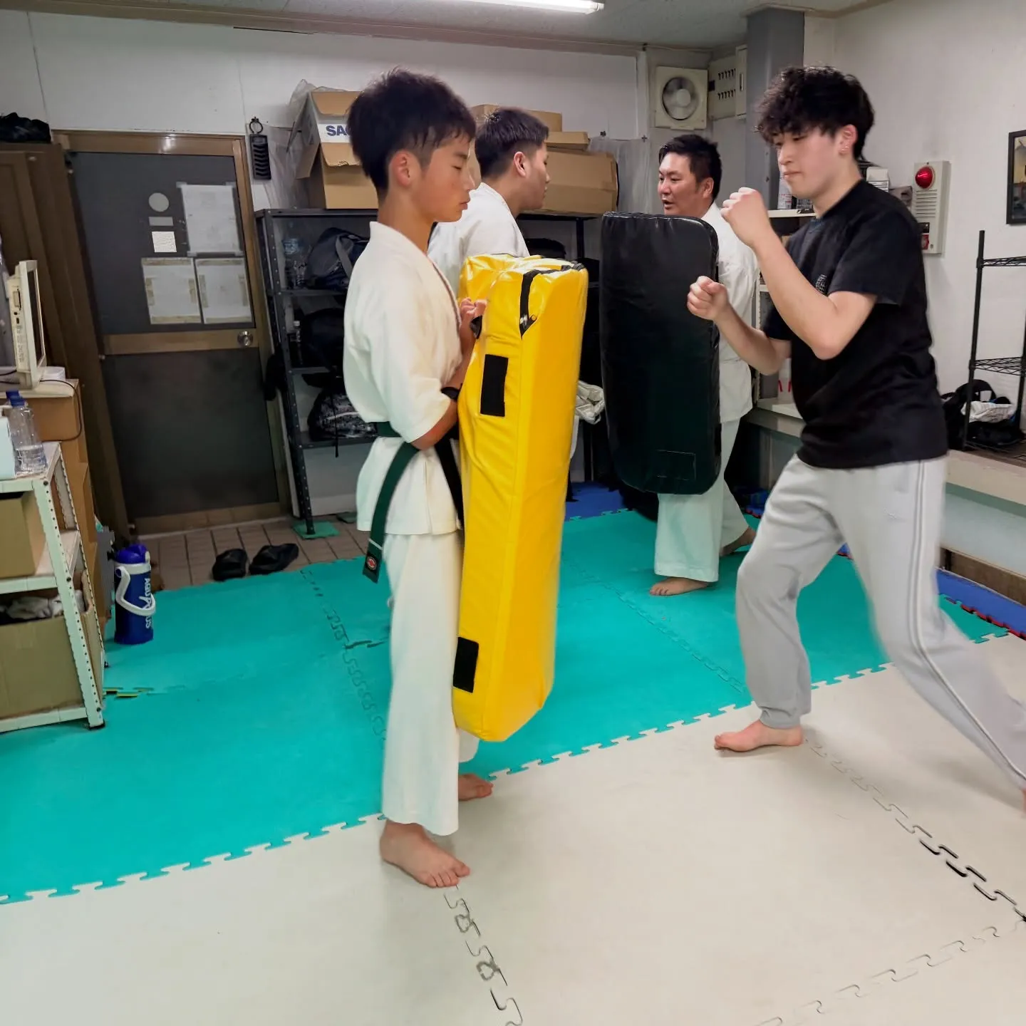 今日はこの春から近大生になった18歳が体験に来てくれました！