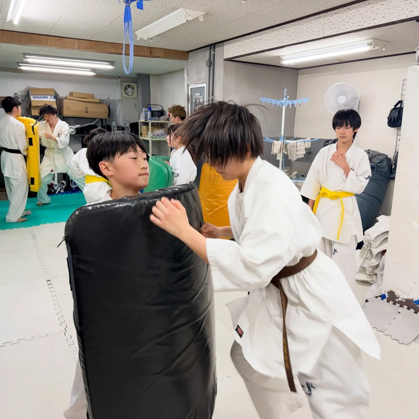 今日も近大生が体験に来てくれました！