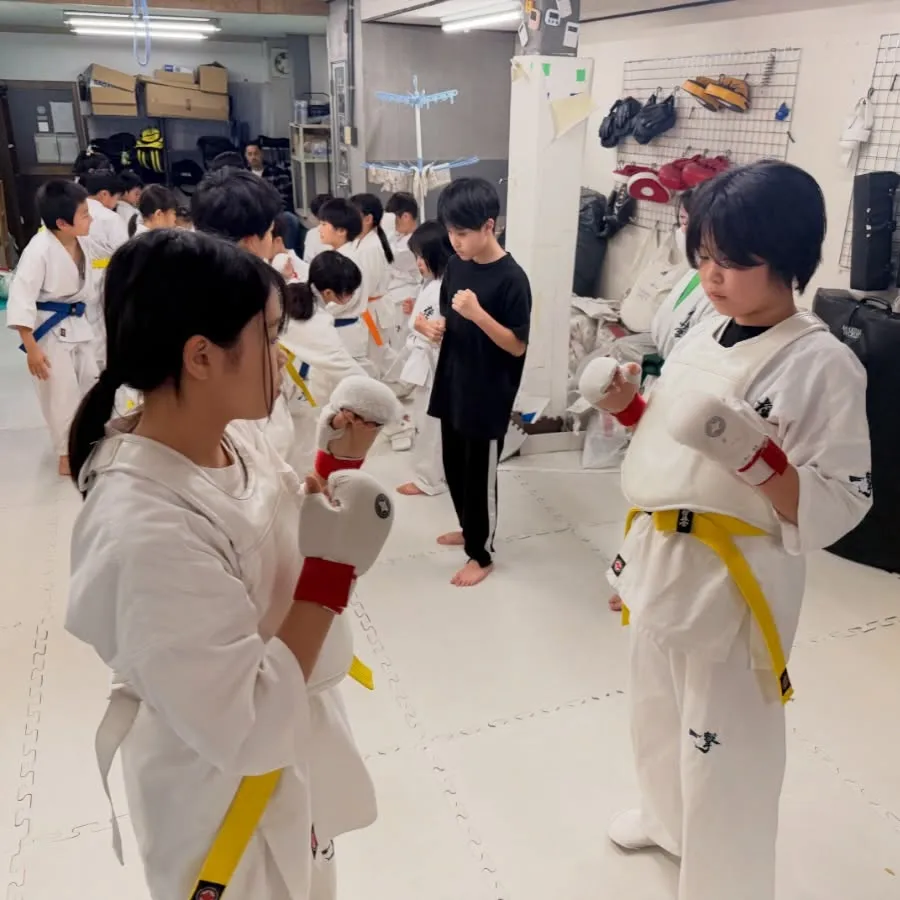 少年部！受け返しの稽古です！