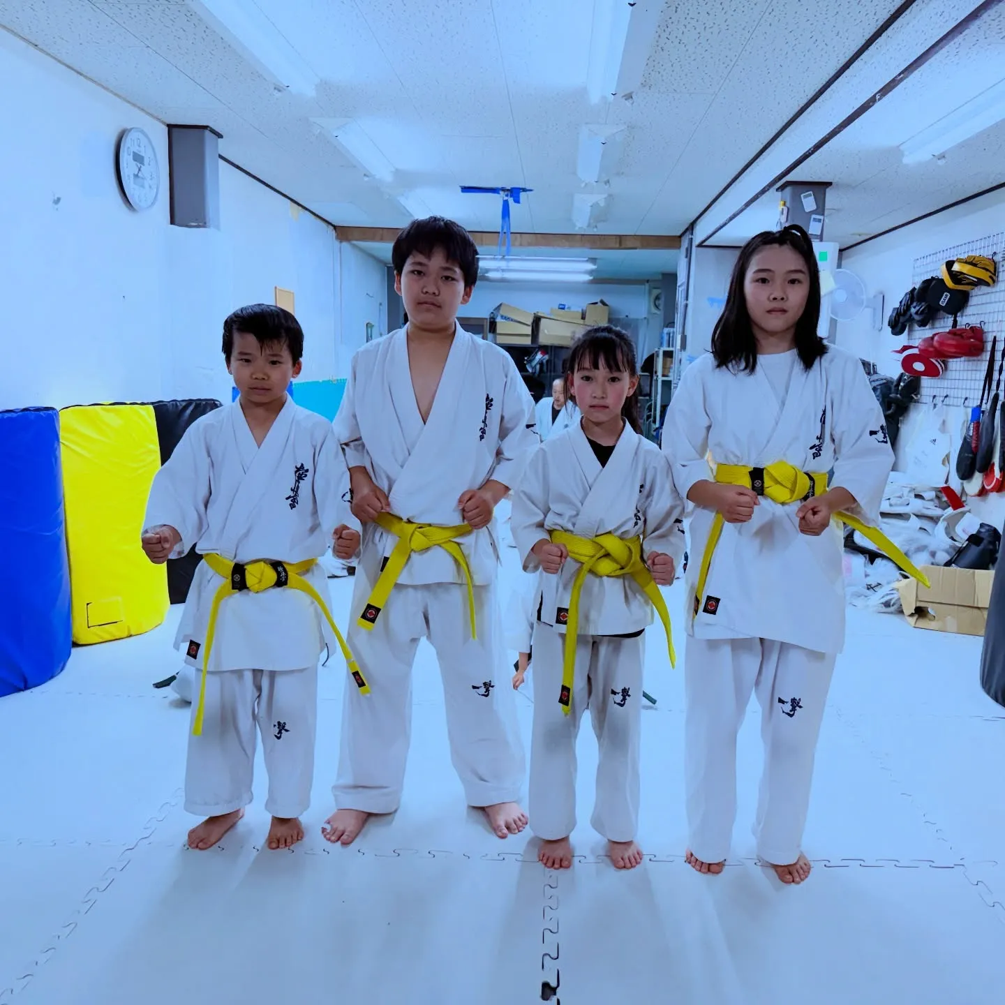 雨の中よく頑張った！押忍！