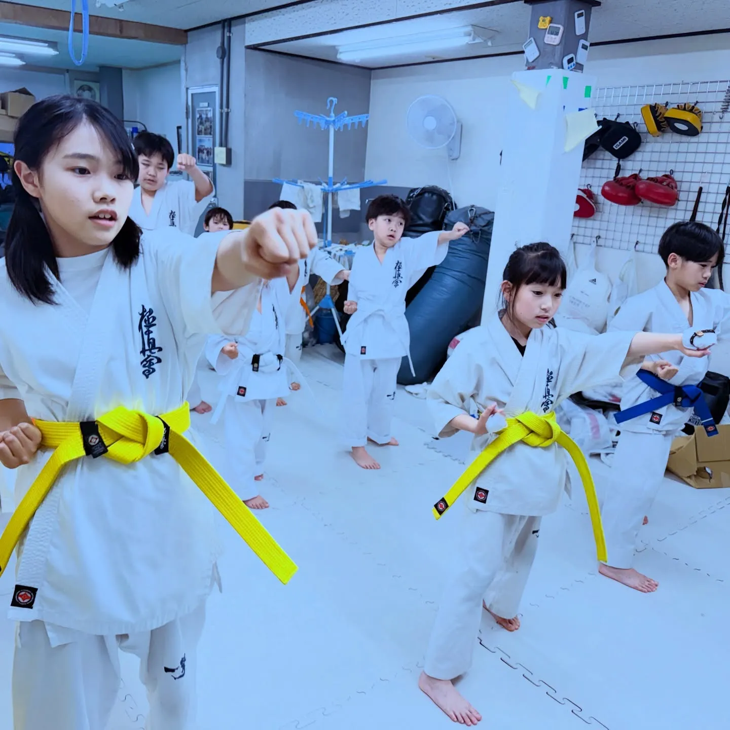 雨の中よく頑張った！押忍！