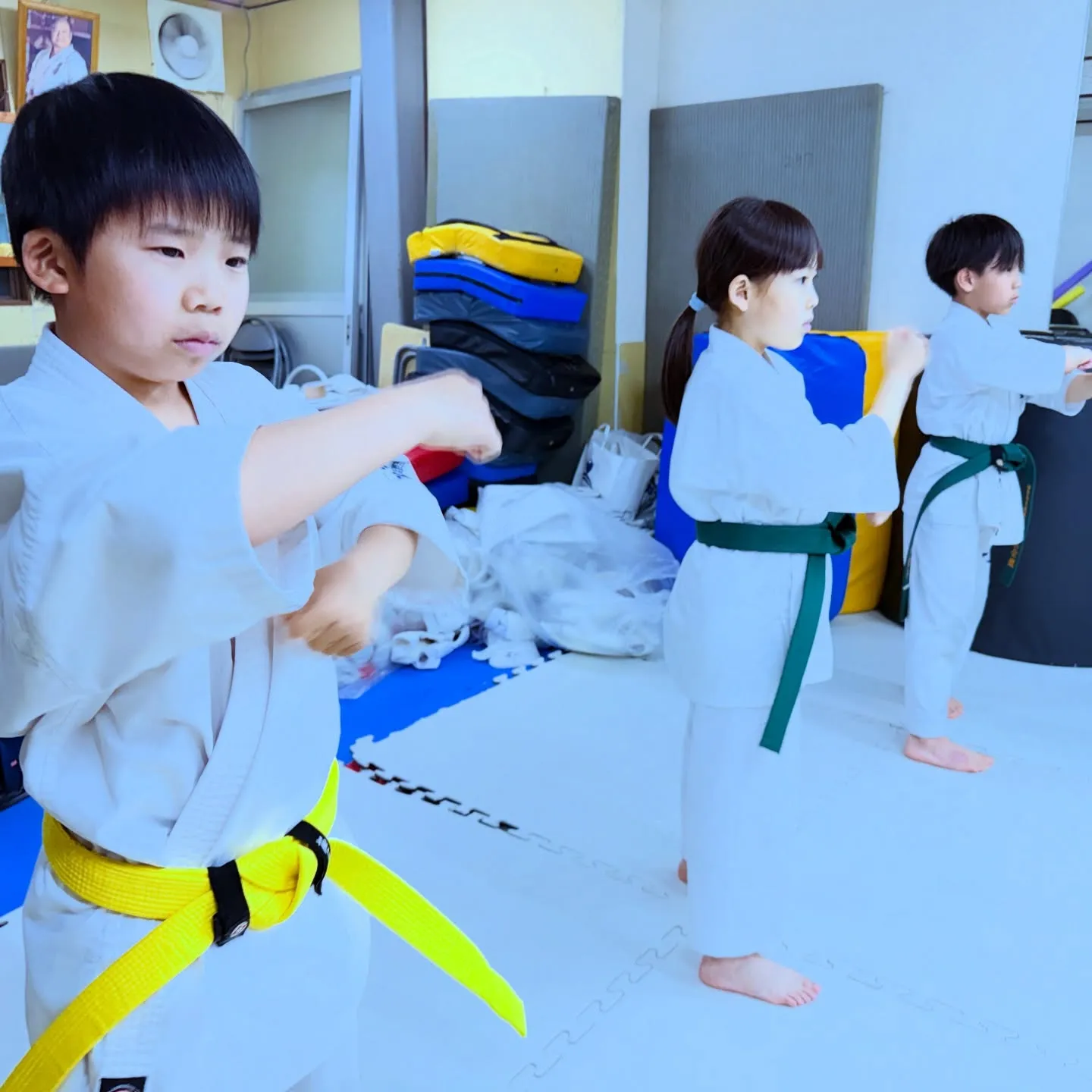 雨の中よく頑張った！押忍！