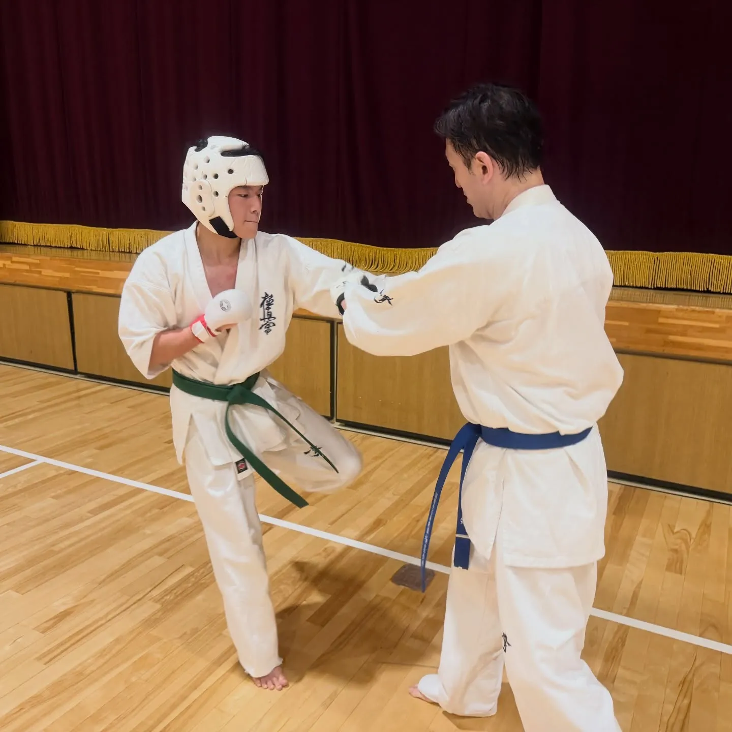 今日は稽古しやすい環境でした！