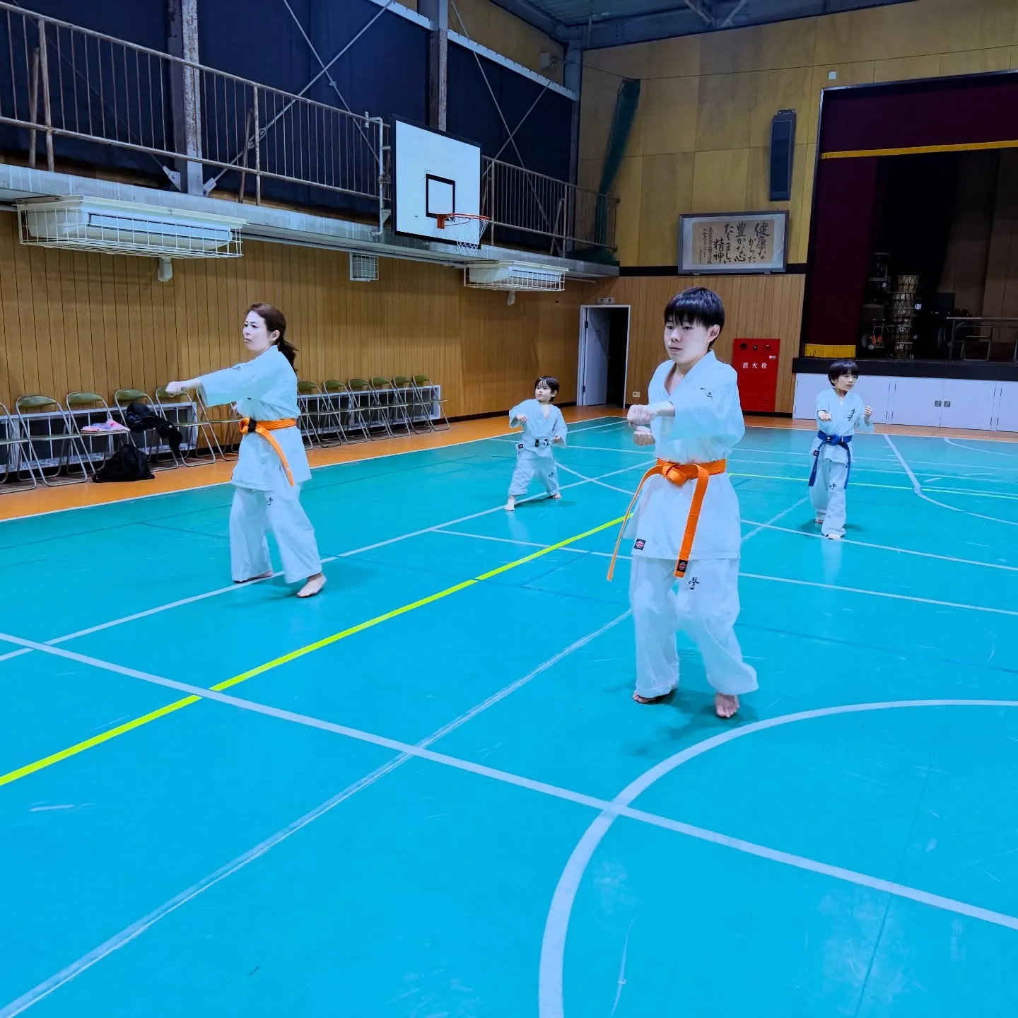 今日は稽古しやすい環境でした！