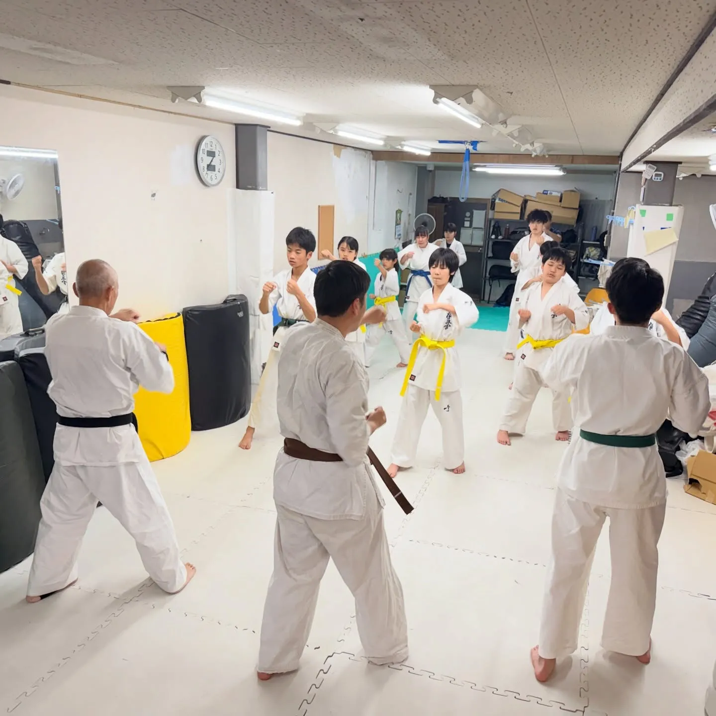 一般部！今日は身長の高い高校一年生が体験に来ました！