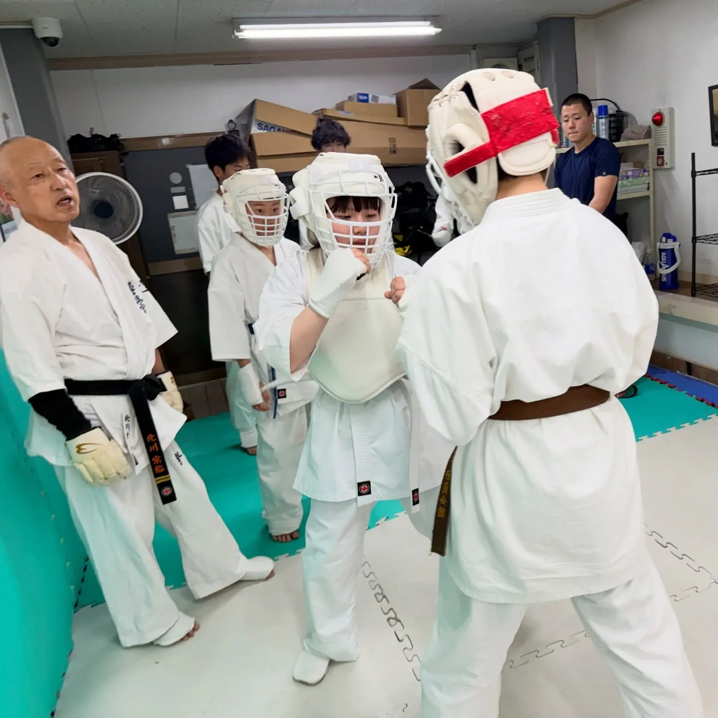 一般部！今日は身長の高い高校一年生が体験に来ました！