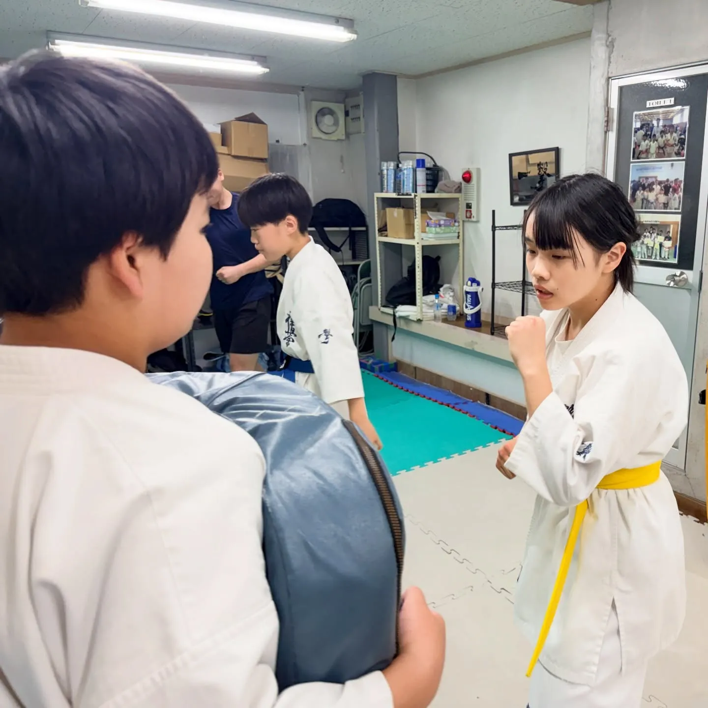 一般部！今日は身長の高い高校一年生が体験に来ました！