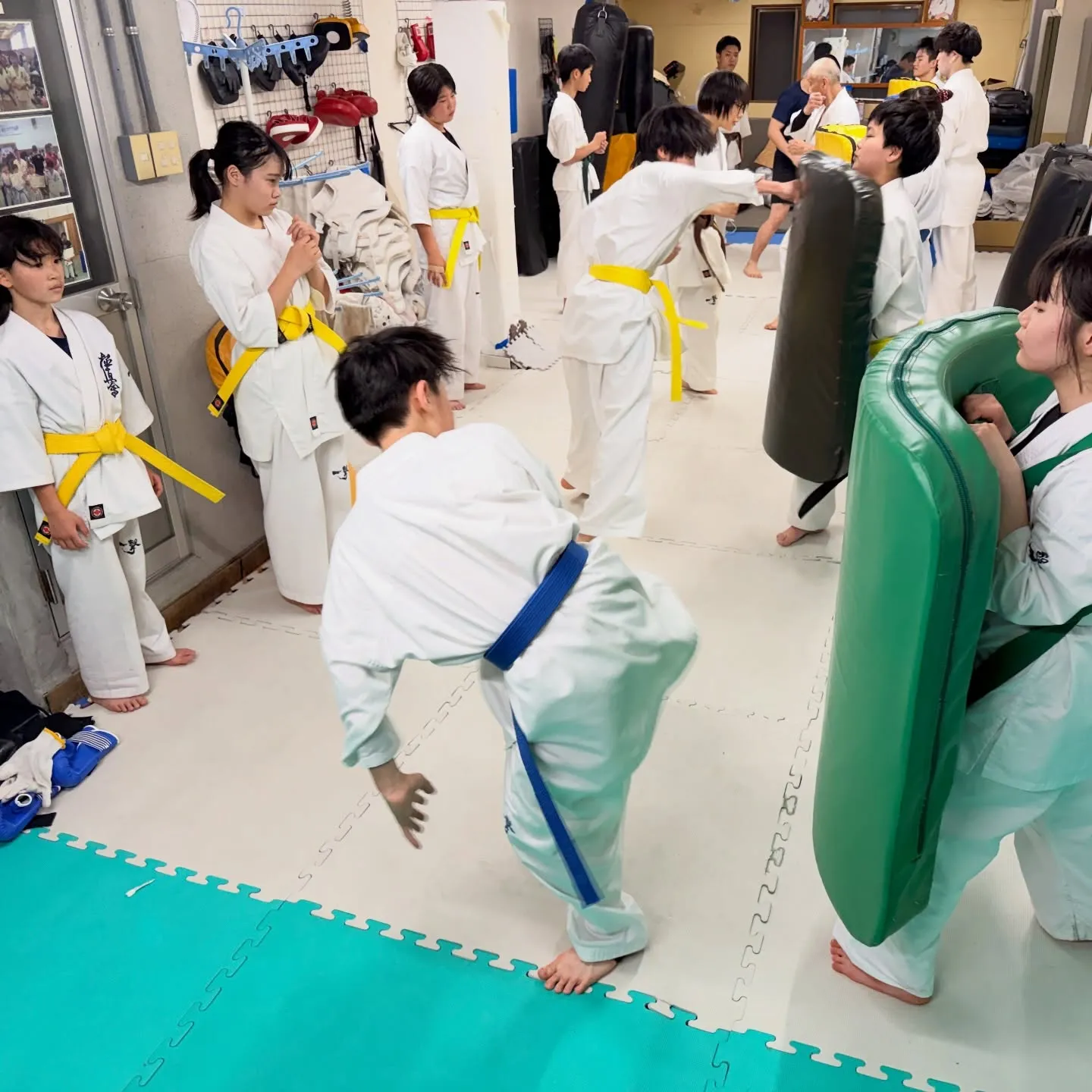 一般部！今日は身長の高い高校一年生が体験に来ました！