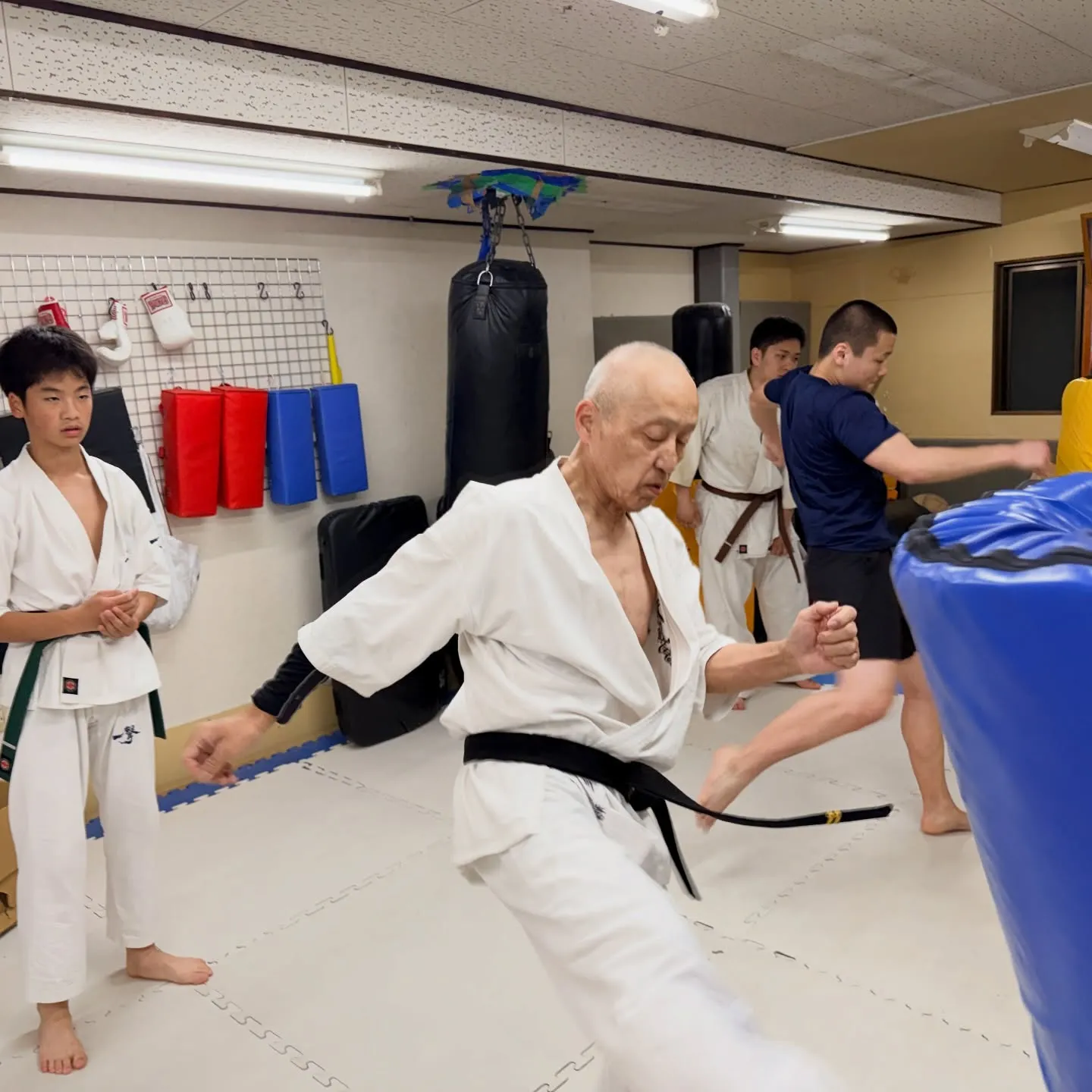 一般部！今日は身長の高い高校一年生が体験に来ました！