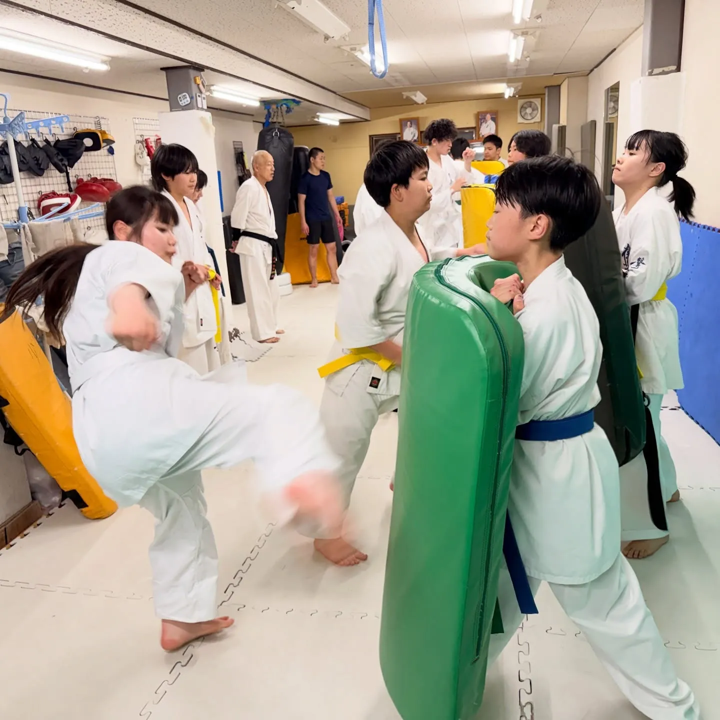 一般部！今日は身長の高い高校一年生が体験に来ました！