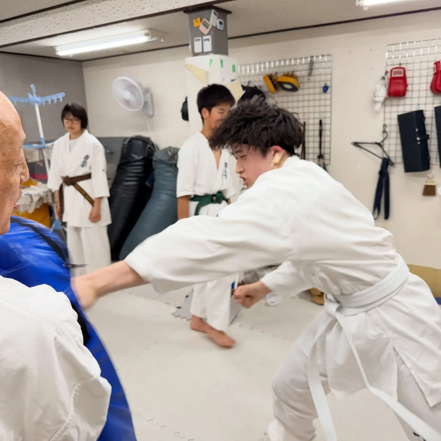 一般部！今日は身長の高い高校一年生が体験に来ました！