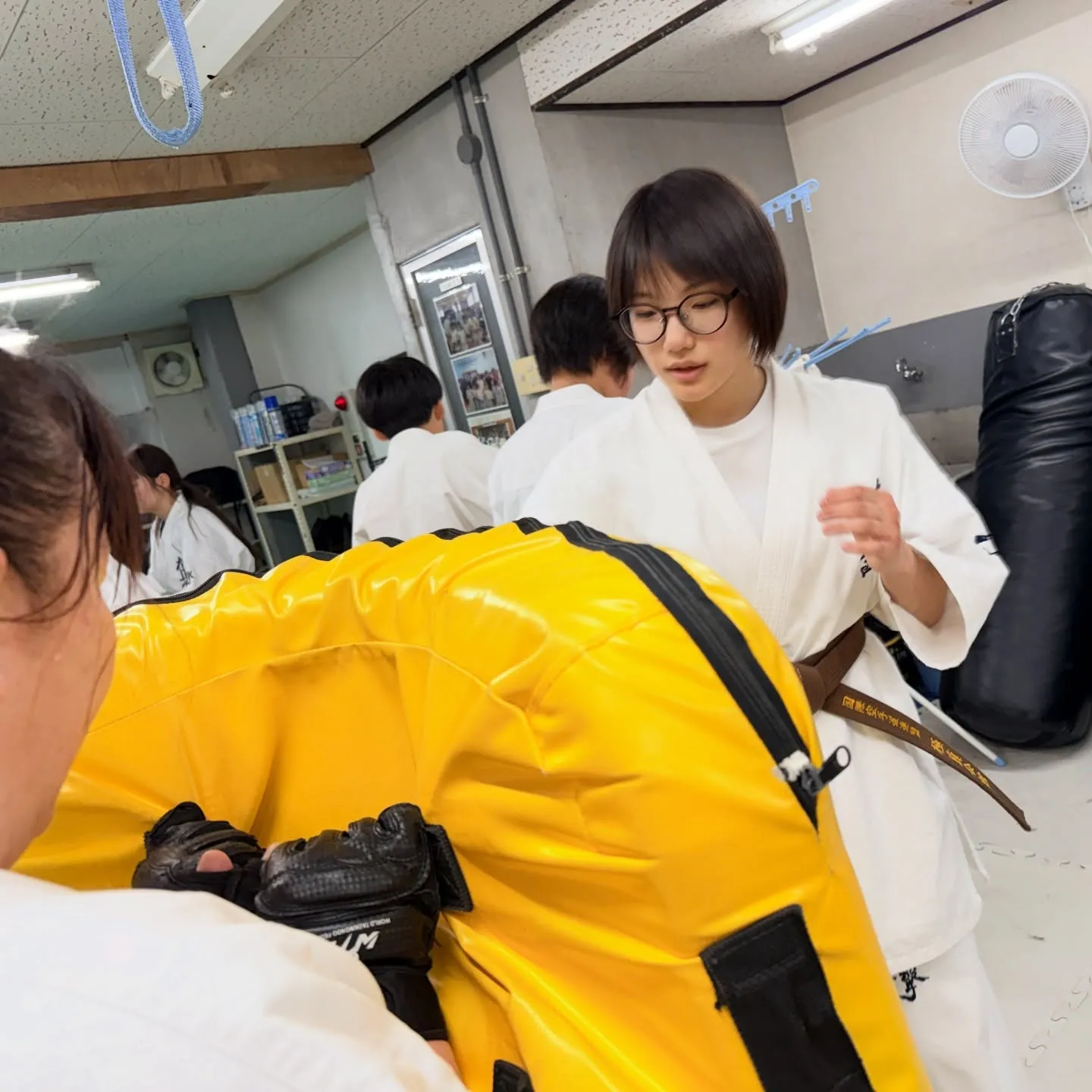 一般部！今日は身長の高い高校一年生が体験に来ました！