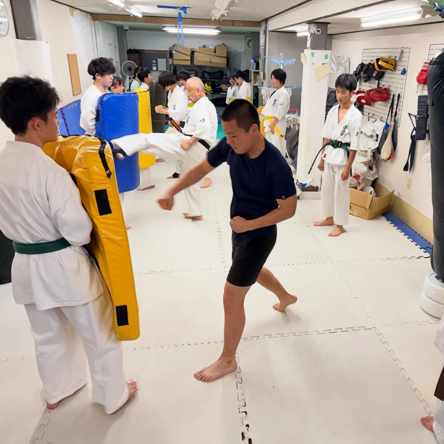 一般部！今日は身長の高い高校一年生が体験に来ました！