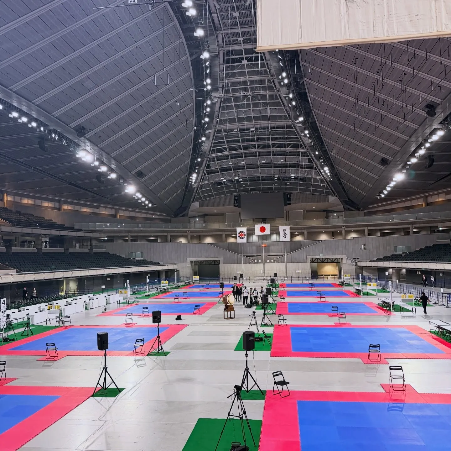 選手の皆様、明日から二日間頑張ってください！