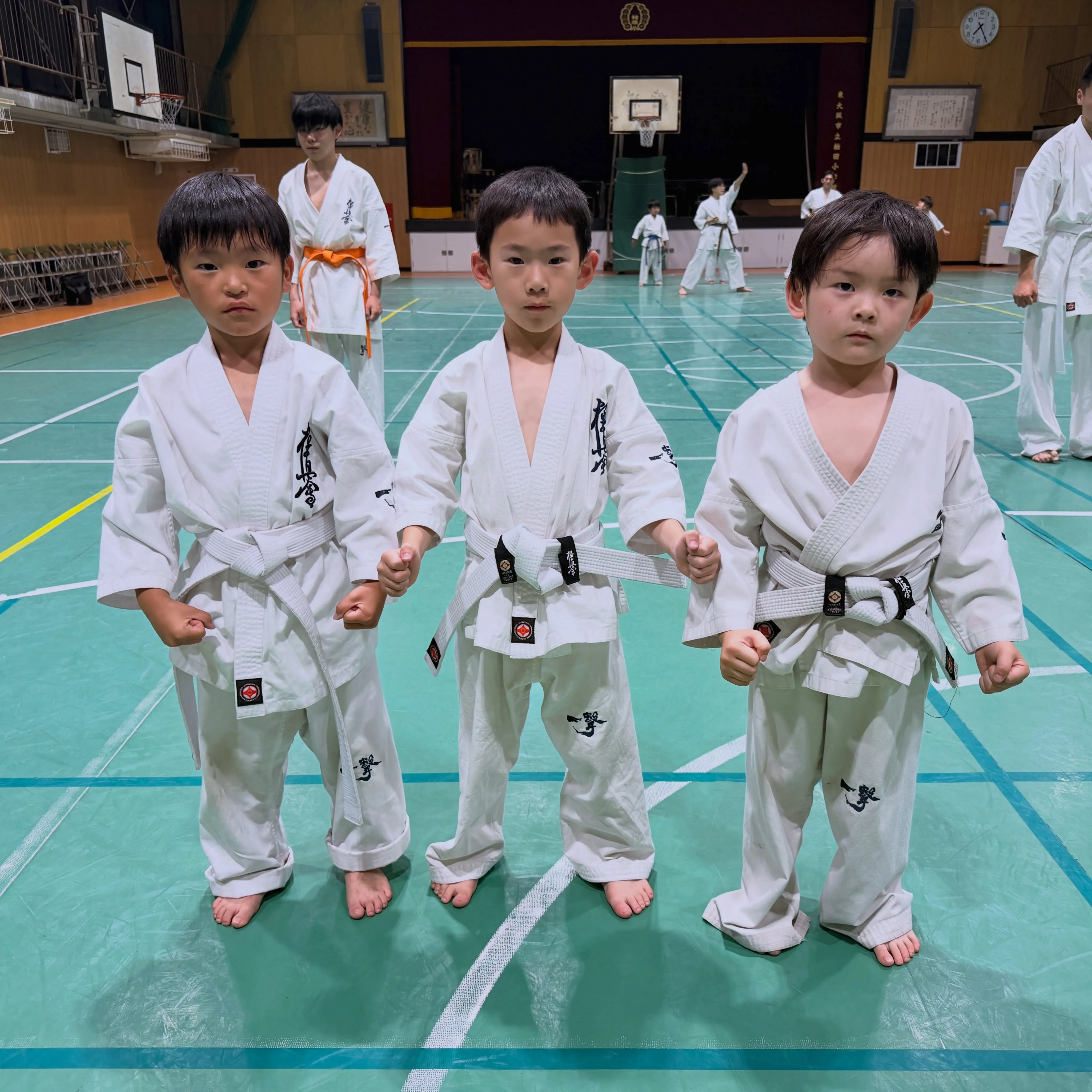 小学生低学年！稽古に励んでいます！