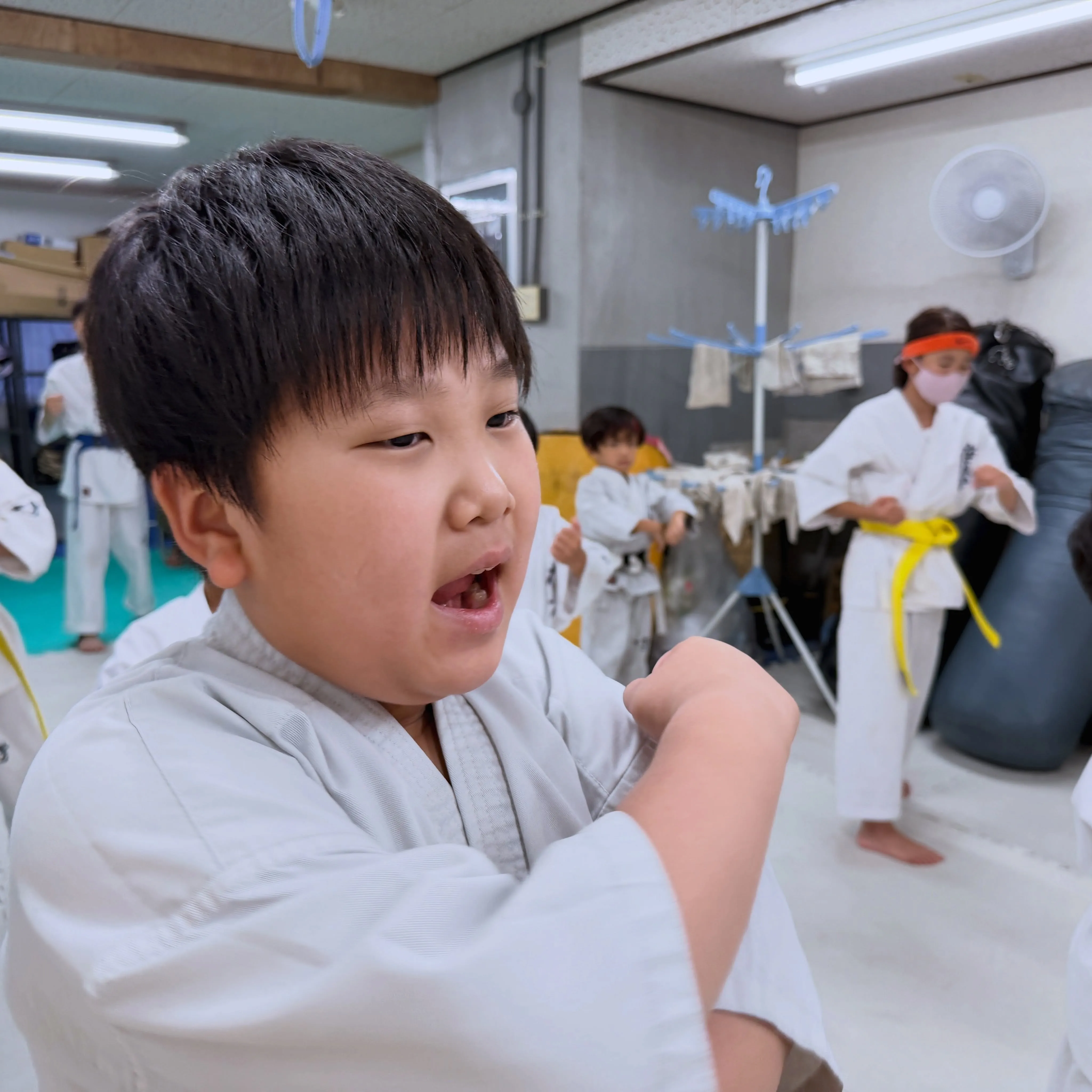 少年部！雨の中頑張りました！