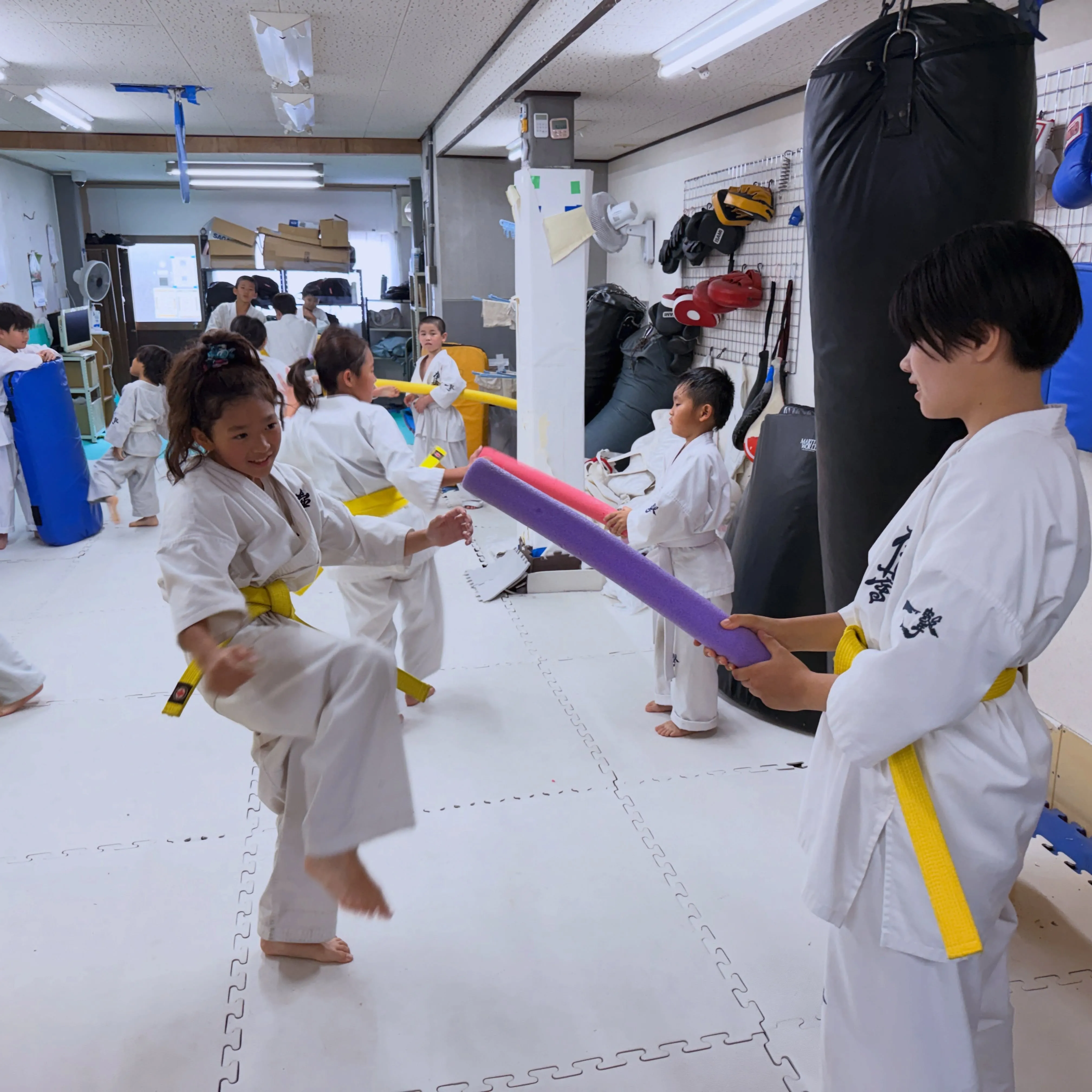 今日は年に数回しかない午前中の稽古でした！