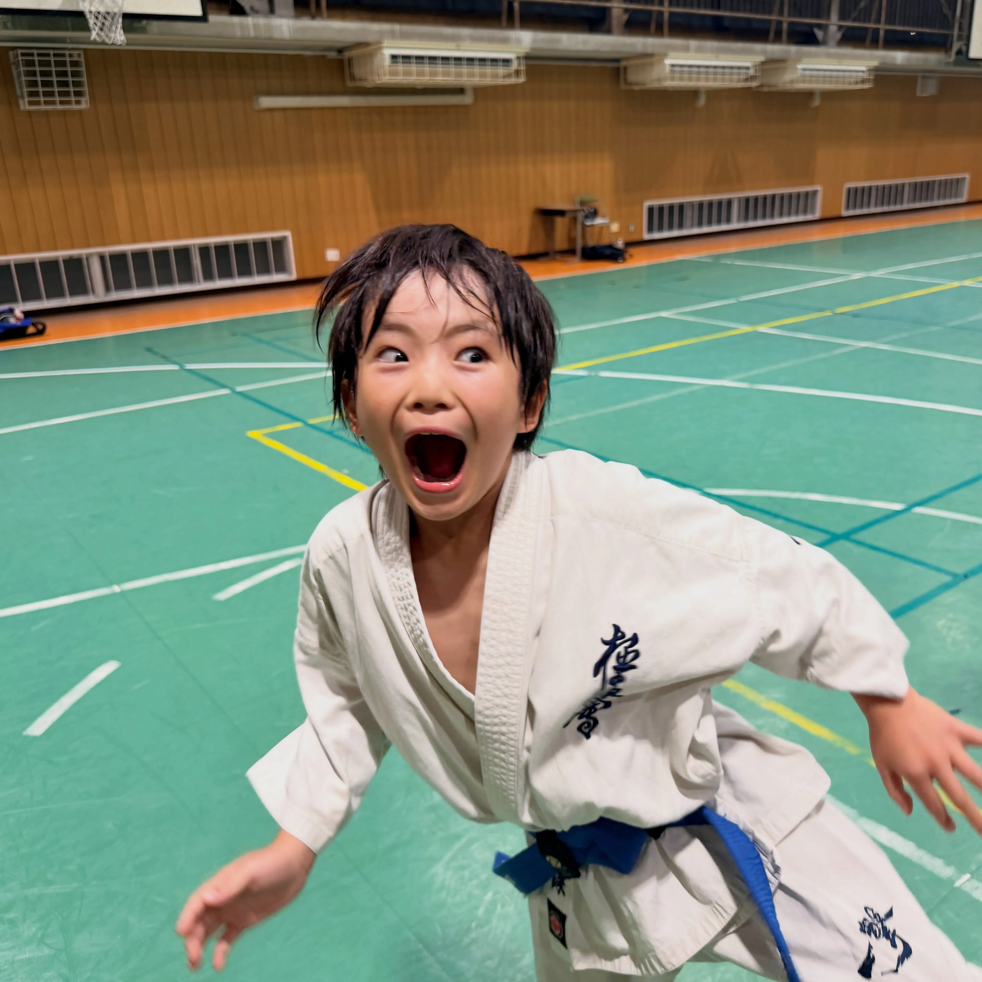 今日は暑かったです！