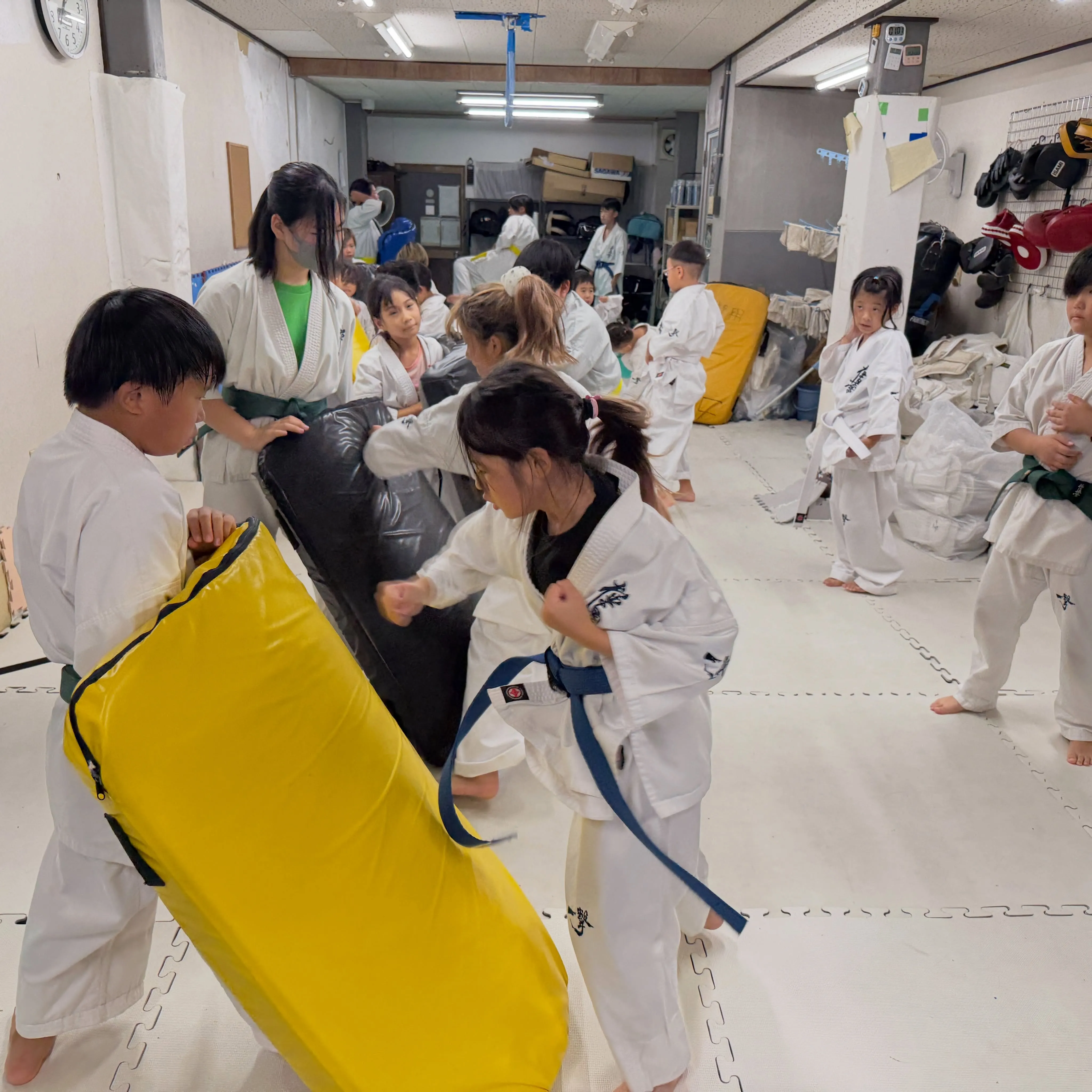 休み明け、みんな元気な顔で稽古来ました。