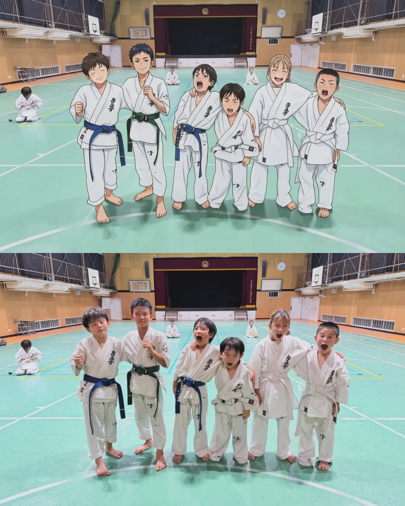 兄弟会員！アニメ風にしてみた！