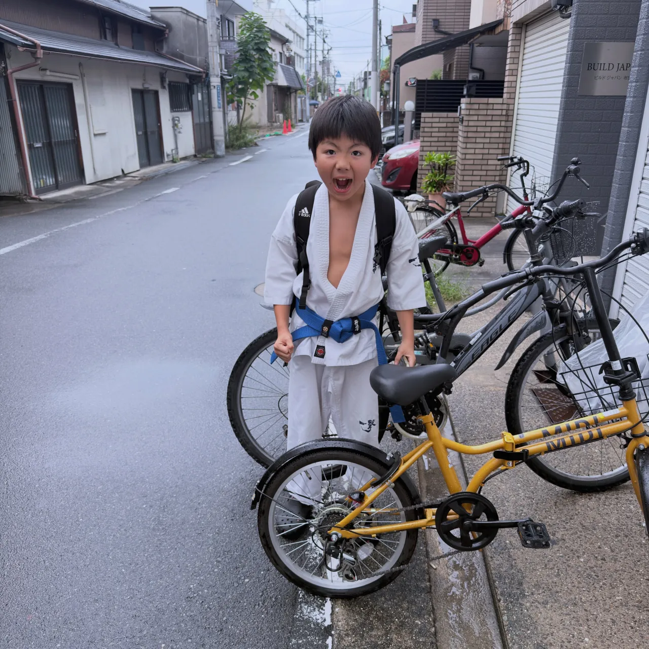 少年部！稽古前！