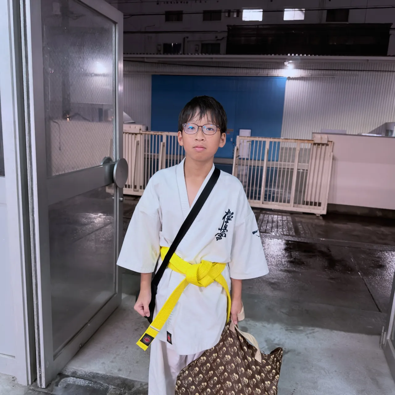 雨の中よく来た！