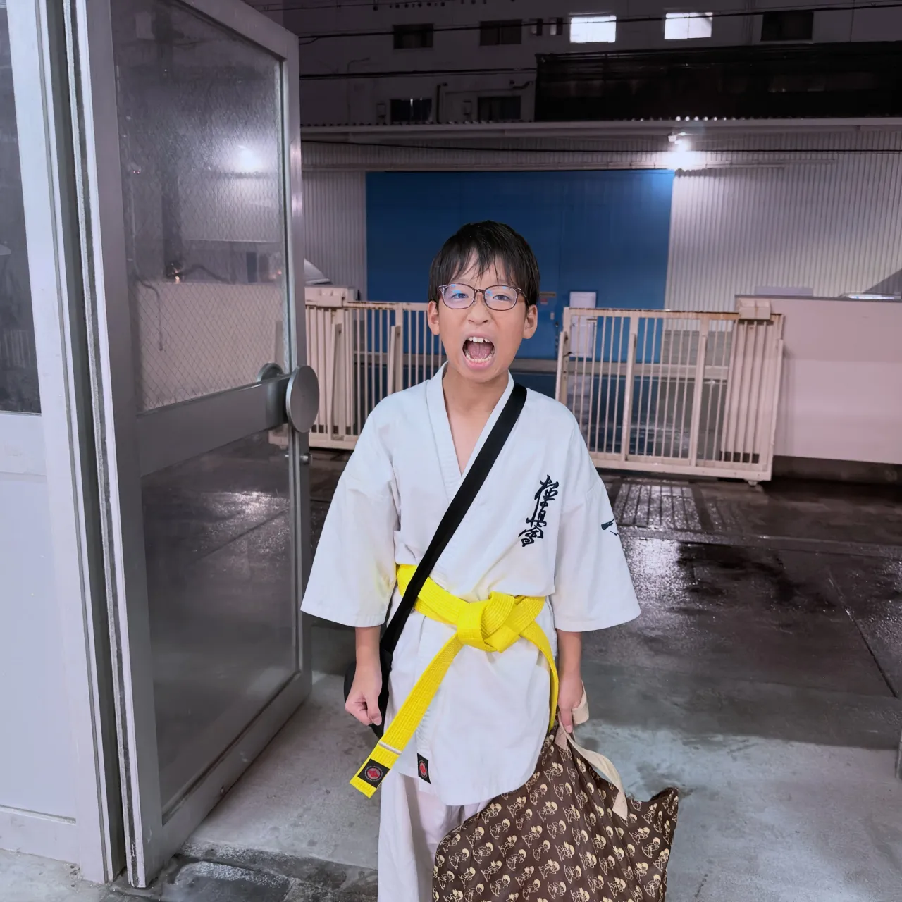 雨の中よく来た！